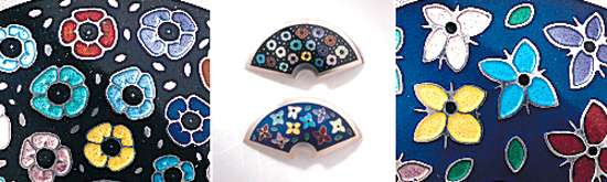 enamelled silver jewellery by Jane Moore