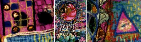 embroidery (detail) by karen woods