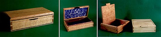 jewellery box and dovetail box by guy lewis