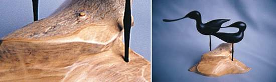 wooden animals by john mainwaring